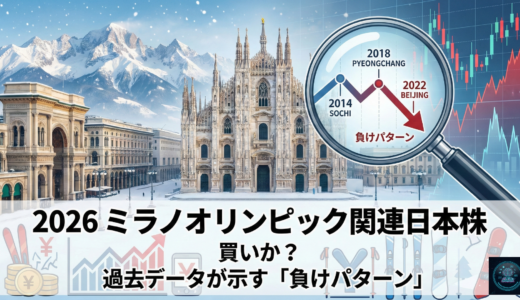 【2026】ミラノオリンピック関連日本株は買いか？過去データが示す「負けパターン」