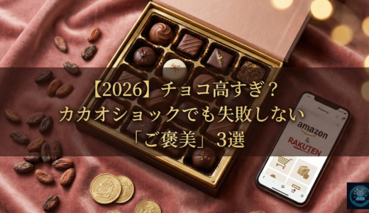 【2026】チョコ高すぎ？カカオショックでも失敗しない「ご褒美」3選
