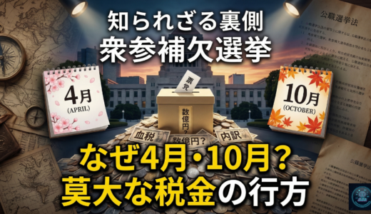 衆参補欠選挙はなぜ4月と10月？知られざる統一の歴史と「莫大な税金」の行方