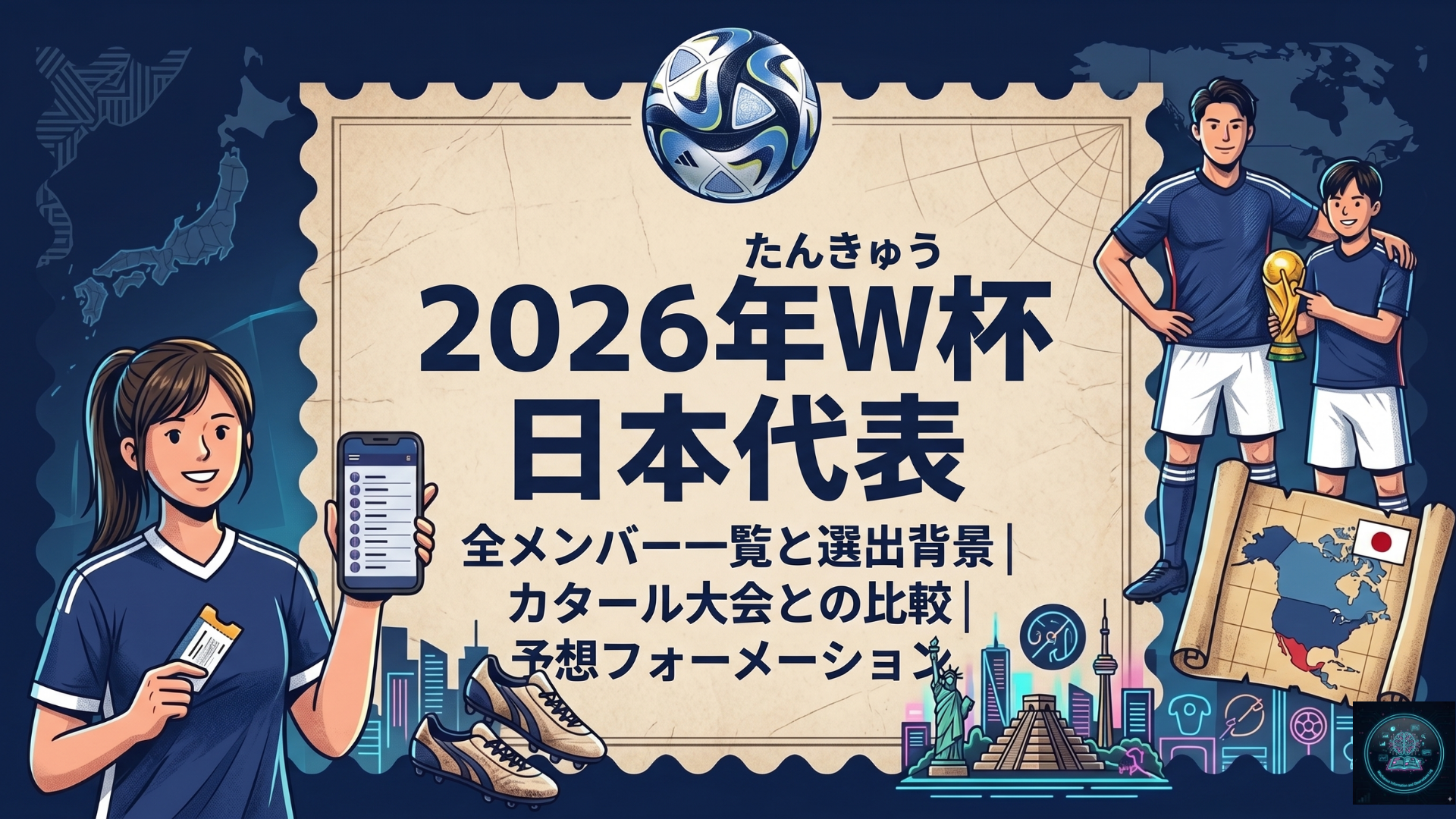 2026年W杯日本代表 全メンバー一覧と選出背景｜カタール大会との比較
