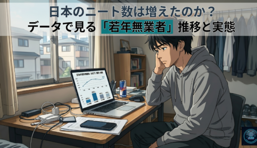 【2026年】日本のニート数は増えたのか？データで見る「若年無業者」推移と実態