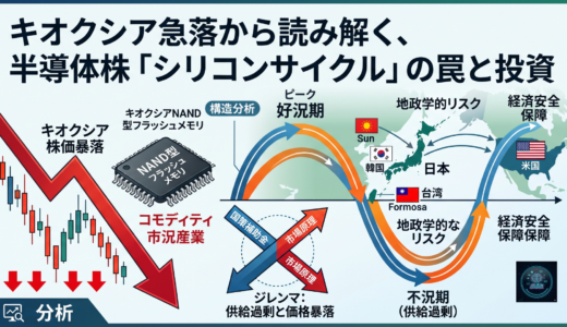 キオクシア急落から読み解く、半導体株「シリコンサイクル」の罠と投資